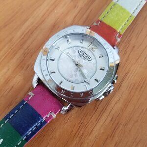 Coach Watch Leather Band FLAW